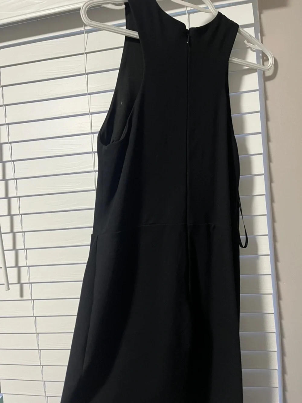 Marciano Black Lace-Up V-Neck Midi Dress - Picture 3 of 3